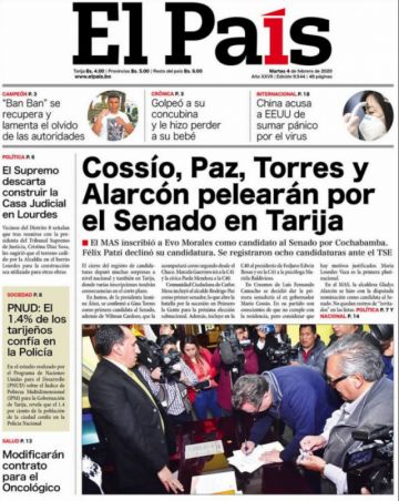 El País, Tarija.