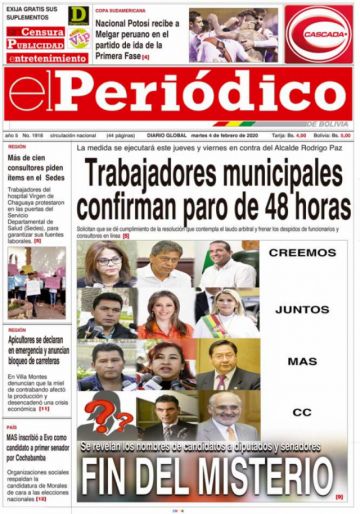 El Periódico, Tarija.