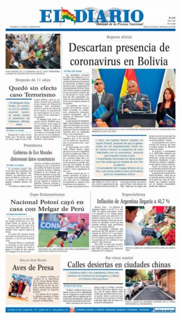 El Diario, La Paz.