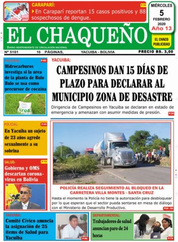 El Chaqueño, Tarija.