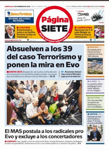 Página Siete, La Paz.