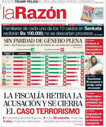 La Razón, La Paz.