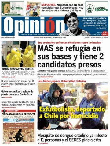 Opinión, Cochabamba.