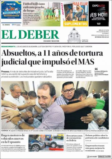 El Deber, Santa Cruz.