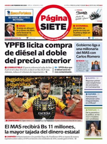 Página Siete, La Paz.