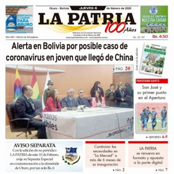 La Patria, Oruro.