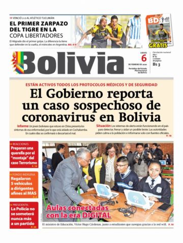 Bolivia, diario oficialista.