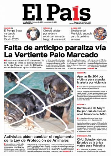 El País, Tarija.