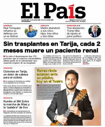 El País, Tarija.