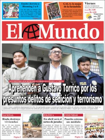 El Mundo, Santa Cruz.