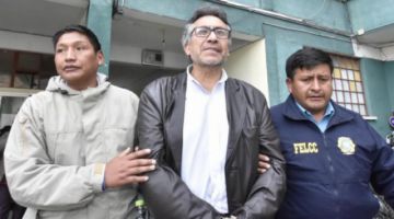 Enmanillado, a media mañana de ayer fue conducido a dependencias de la fuerza anticrimen.