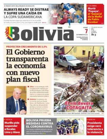 Bolivia, diario oficialista.
