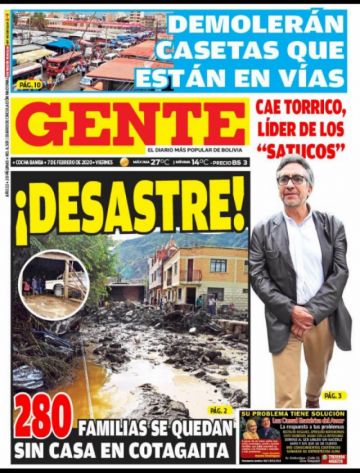 Gente, Cochabamba.