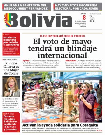Bolivia, diario oficialista.