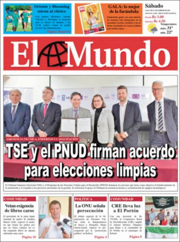 El Mundo, Santa Cruz.