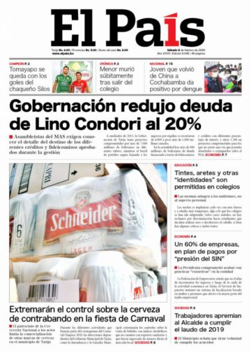 El País, Tarija.