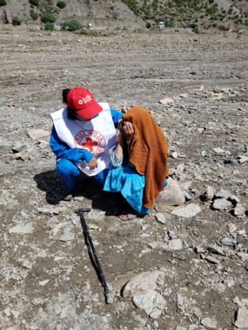 Los voluntarios se encuentran en Cotagaita. FOTO CRUZ ROJA FILIAL POTOSÍ