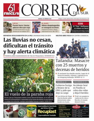 Correo del Sur, Sucre.