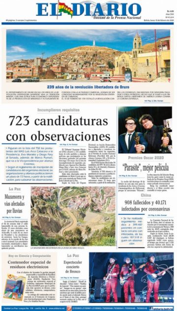 El Diario, La Paz.