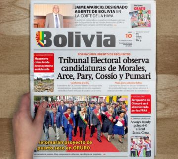 Bolivia, diario oficialista.