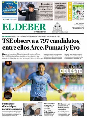 El Deber, Santa Cruz.
