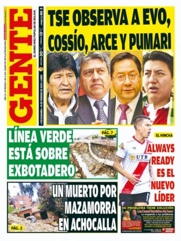 Gente, Cochabamba.