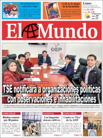 El Mundo, Santa Cruz.