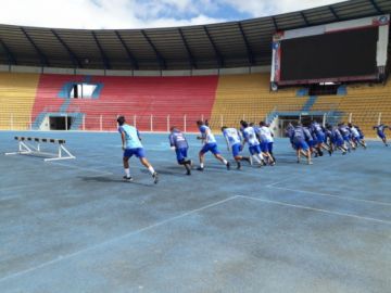 Se preparan para su partido de visitante.