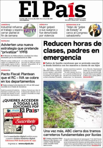 El País, Tarija.