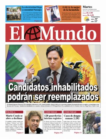 El Mundo, Santa Cruz.