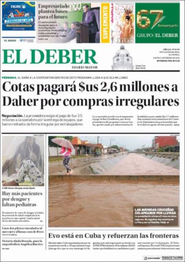 El Deber, Santa Cruz.