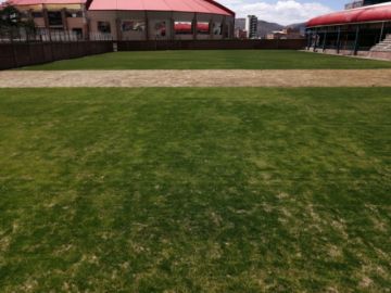 Realizan pruebas en cancha auxiliar