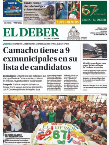 El Deber, Santa Cruz.