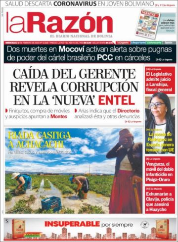 La Razón, La Paz.