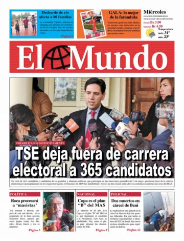 El Mundo, Santa Cruz.