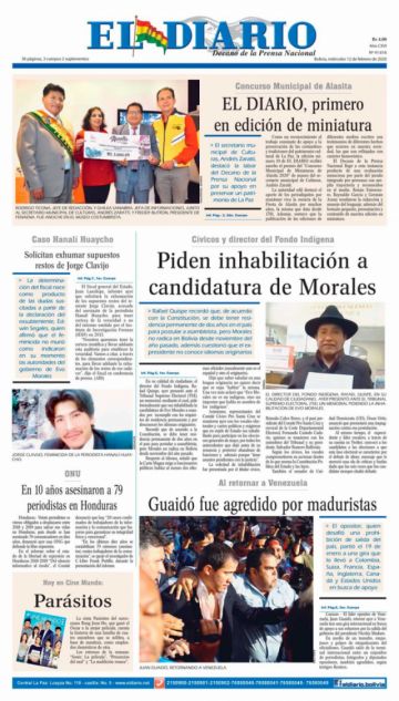 El Diario, La Paz.