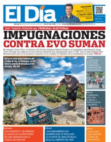 El Día, Santa Cruz.