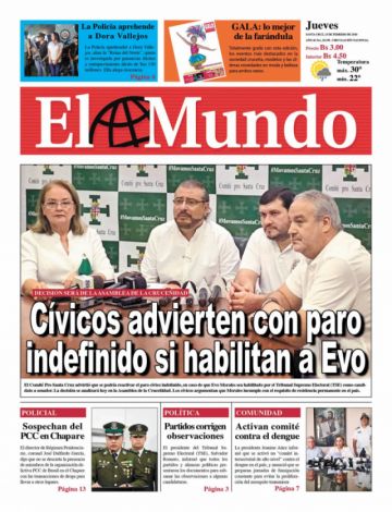 El Mundo, Santa Cruz.