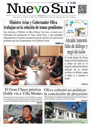 Nuevo Sur, Tarija.