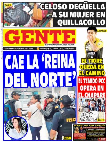 Gente, Cochabamba.