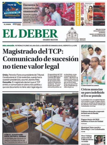 El Deber, Santa Cruz.