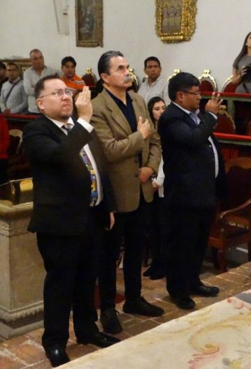 Gabriel Chavez, Guillermo Mariaca y Roger Mamani.