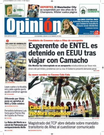 Opinión, Cochabamba.