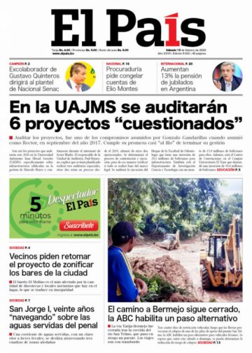 El País, Tarija.