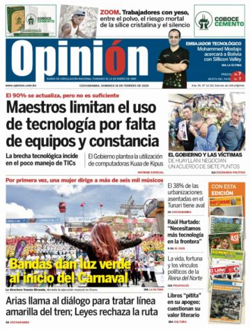 Opinión, Cochabamba.