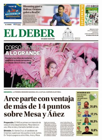 El Deber, Santa Cruz.
