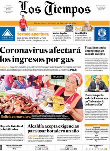 Los Tiempos, Cochabamba.