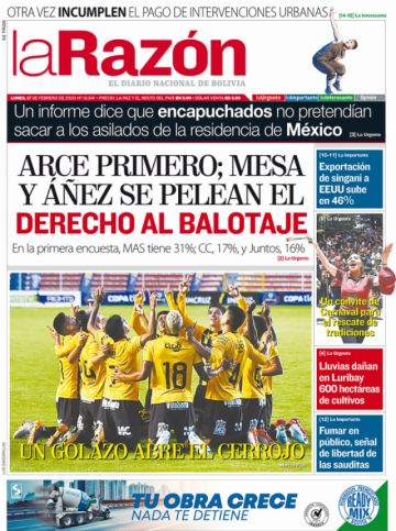 La Razón, La Paz.