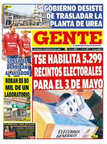 Gente, Cochabamba.