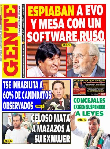 Gente, de Cochabamba.